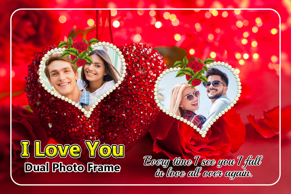 I Love You Dual Photo Frame 1 2 Download Android Apk Aptoide