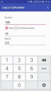 Logarithm Calculator screenshot 3