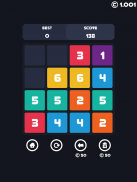 Slide To Six - Endless 2048 & Merged Number Puzzle screenshot 1