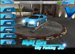 Nuit Voitures Ville Parking 3D screenshot 6