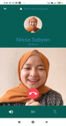 Fake Call Sama Nissa Sabyan screenshot 1