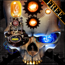 Steampunk Skull gratis Icon