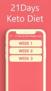 21 Days Keto Diet Weight Loss screenshot 2