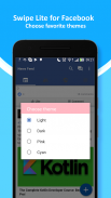 Super Swipe Theme for Facebook screenshot 5