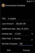 Amortization Schedule screenshot 1