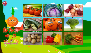 Puzzles for kids vegetables screenshot 0