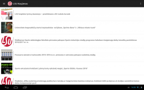 LSU Mobili aplikacija screenshot 15