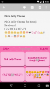 Pink Jelly Emoji Keyboard Skin screenshot 5