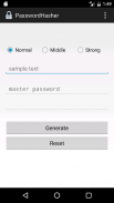 PasswordHasher 2.0 screenshot 0