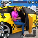US Taxi Car Driving car games Icon