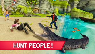 Hungry Crocodile 2 Shark Games screenshot 3