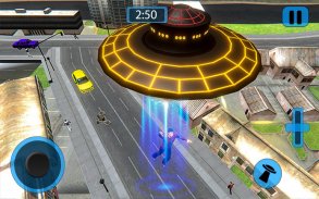 Penerbangan UFO Simulator kapal angkasa Menyerang screenshot 7
