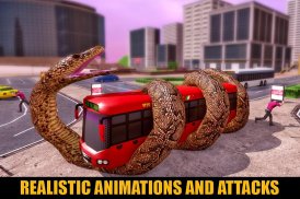 Angry Anaconda City Attack Simulator screenshot 6