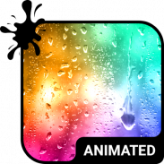 Color Rain Keyboard Wallpaper screenshot 2