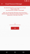 Cloud Password Manager screenshot 1