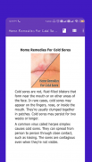 Home Remedies For Cold Sores screenshot 0