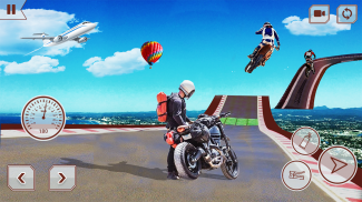 Mega Ramp Bike Stunts Racing screenshot 2