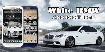 White BMW Theme screenshot 0