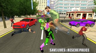 Flying Ninja Hero Crime Chase screenshot 2