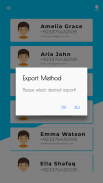 Import Export Contacts screenshot 2