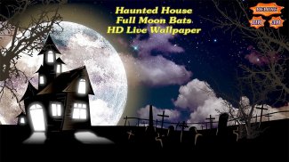 Haunted House Full Moon Bats screenshot 2