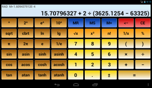 Calculador científica 3 screenshot 1