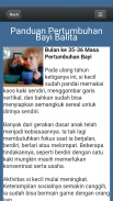 Panduan Pertumbuhan Bayi Balita screenshot 5