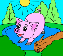 बच्चों के लिए रंग पेज: जानवर screenshot 5