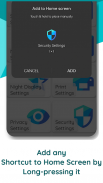 Settings shortcuts: Swift apt screenshot 0