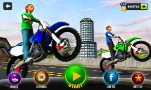 Kinder Motorrad Stunt Rider 3D screenshot 0