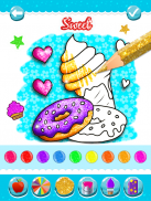 Glitter Ice Cream Coloring screenshot 0