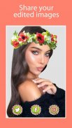 Flower Crown Selfie Camera 🌸 Photo Editor Filters screenshot 11