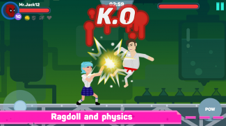 Ragdoll Warriors : Crazy Fighting Game screenshot 1