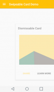 Swipeable Card Demo screenshot 4