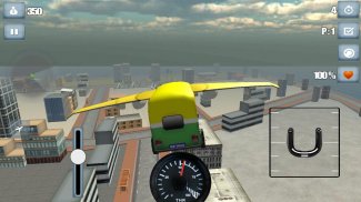 Flying Tuk Tuk Auto Rickshaw screenshot 3