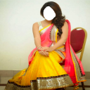 Half Saree Trial Room