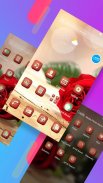 Red rose love - APUS Launcher theme screenshot 1