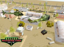 Relief Helicopter Cargo Sim 3D screenshot 1