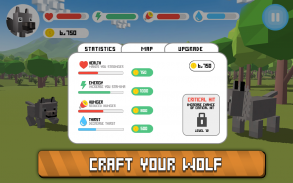 Blocky Wolf Simulator screenshot 3