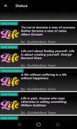 Life Quotes In English - Best Status, New Thoughts screenshot 1