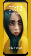 Lock Screen for Billie Eilish screenshot 3