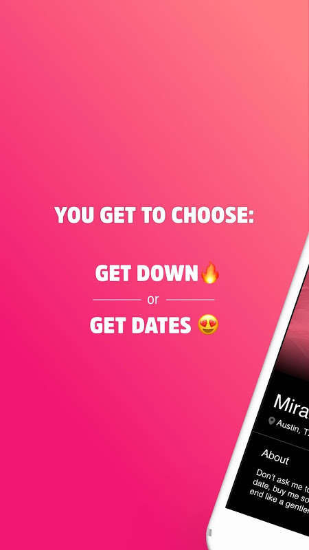 down dating app schimbarea locației