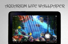 Aquarium Clock Live Wallpaper screenshot 5