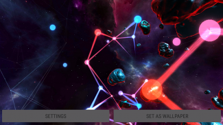 Sci_Fi Particle Plexus 3D Live Wallpaper screenshot 8