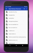 Back Workout Exercises screenshot 6