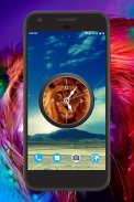 Lion Clock Live Wallpaper screenshot 0