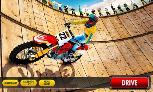 Well of Death Bike Stunt Drive screenshot 0