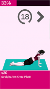 Plank workout for women free screenshot 7