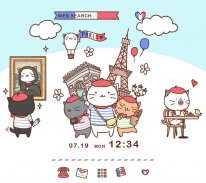 Cat Wallpaper-Kitties in Paris screenshot 0