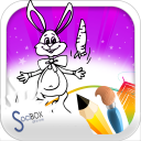 rabbit coloring book